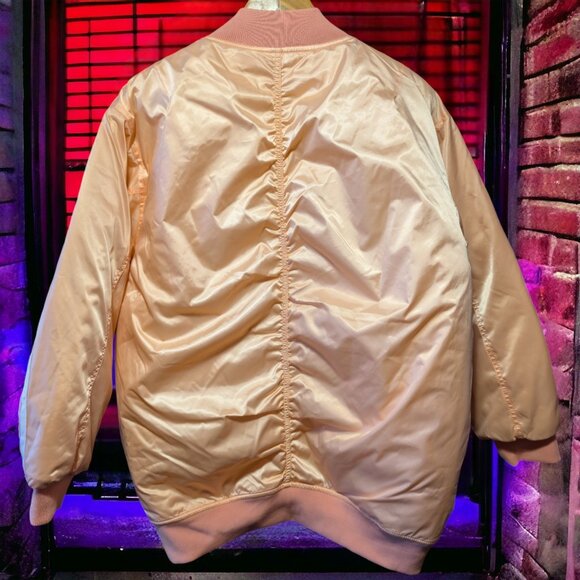 Adidas Originals Full Zip Long Bomber Jacket - Picture 2 of 5